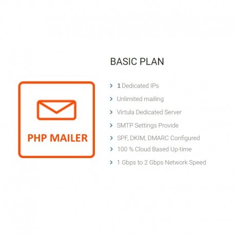 UNLIMITED PHP MAILER SERVER - FULL SPF, DKIM, DMARC CONFIGURED ( NEW & FRESH )