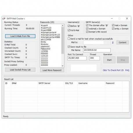 SMTP Cracker v1.4.4