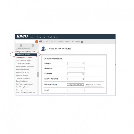 WHM SERVER - License (Source: Created)
